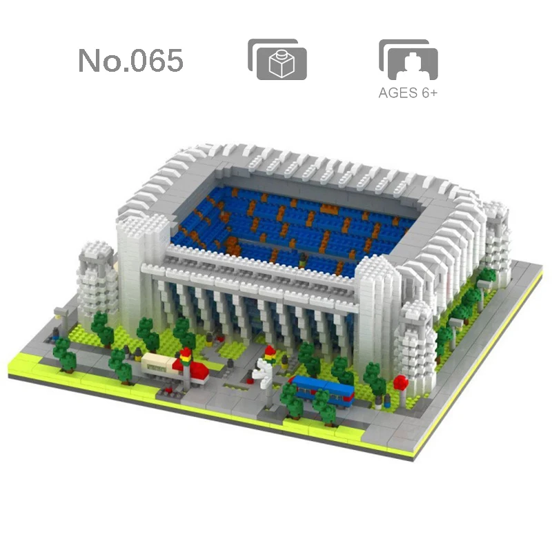 

Estadio Santiago Bernabeu Mini Building Block 3D DIY Micro Diamond Brick Famous Architecture Gift Toy