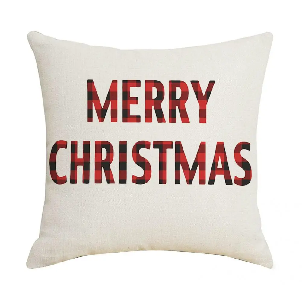 

Pillow Case Fashion Flax Nice-looking Exquisite Comfortable Pillow Cover for Bedroom Pillowcase Pillow Cover
