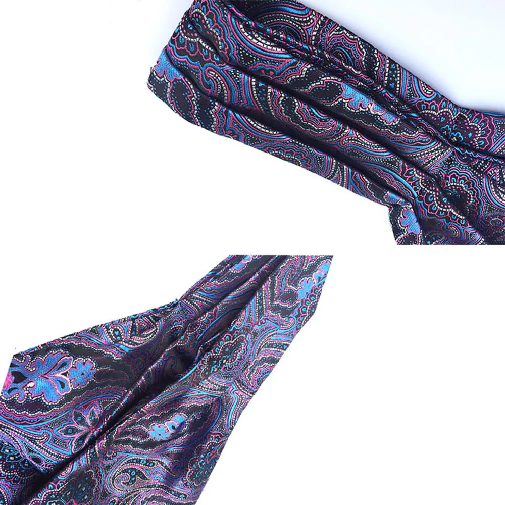 Mens Polka Dots Floral Paisley Silk Cravat Scarves Ascot Wedding Party Neckties HZTIE0512 | Аксессуары для одежды
