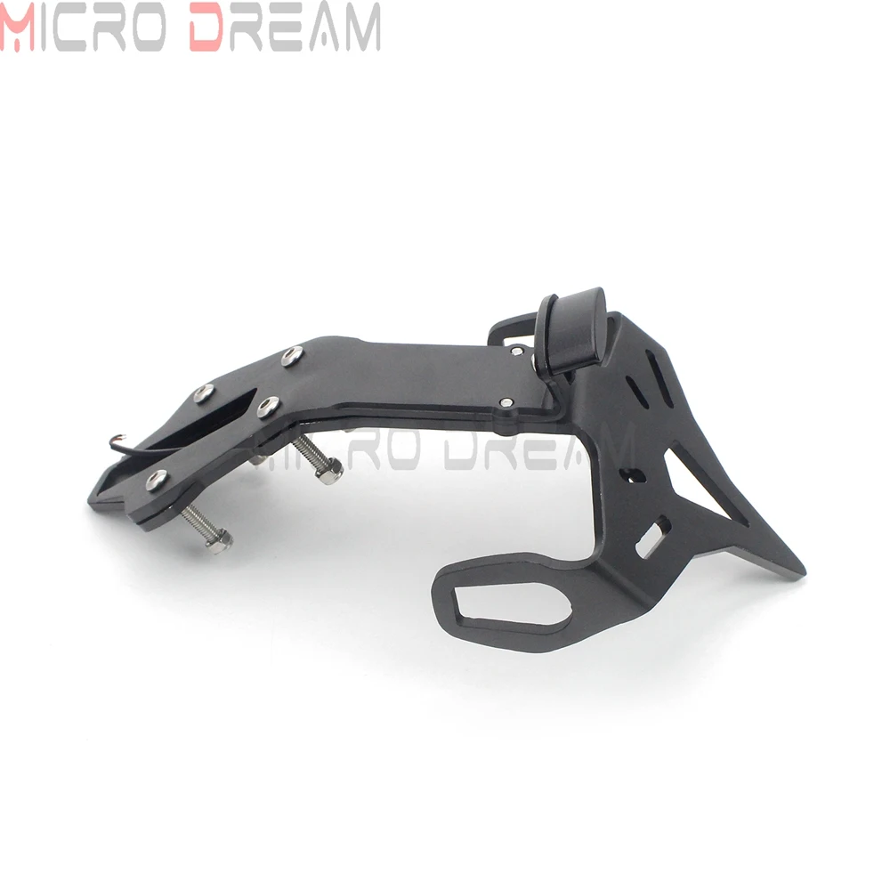 For Kawasaki ZX-10R Motorcycle Tail Tidy Fender Eliminator License Plate Holder Bracket w/ LED Light ZX 10R ZX10R 2016-2019 2018 |