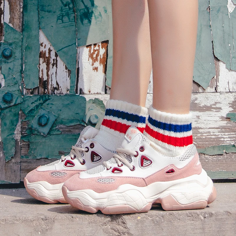Zapatillas mujer Deportiva Balenciaca женская обувь на толстой подошве Красивая замшевая