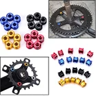 Litepro 5 шт. одиночные болты для горного велосипеда, болты для шоссейного велосипеда, AL7075, кольцо цепи велосипеда из алюминиевого сплава, черный, красный