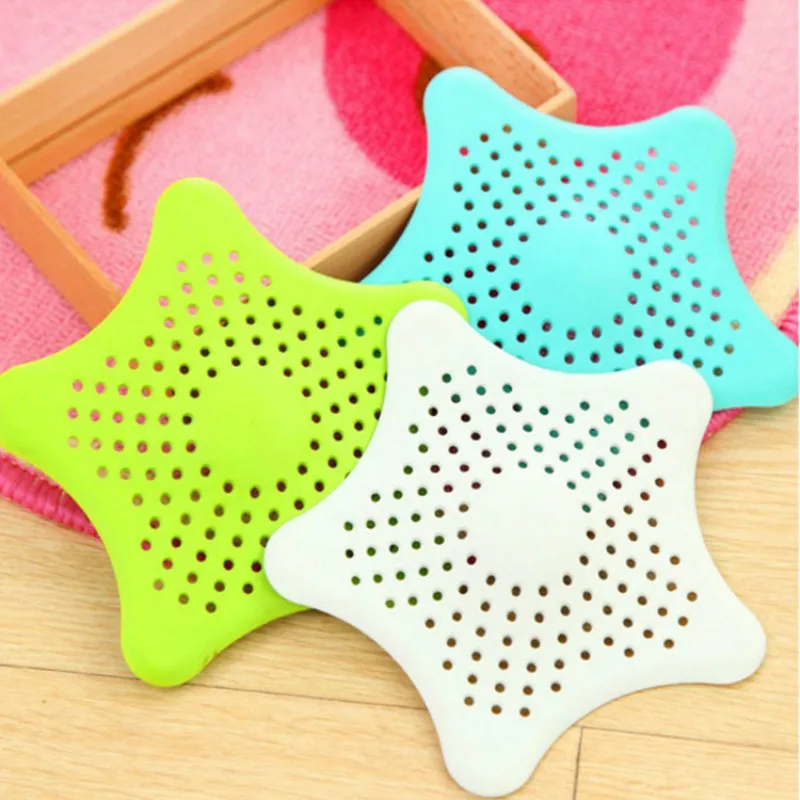 

1pcs Practical Kitchen Sink Filtration Starfish Mesh Silicone Colander Sink Strainer Bathroom Filter Kitchen Accesories Gadgets