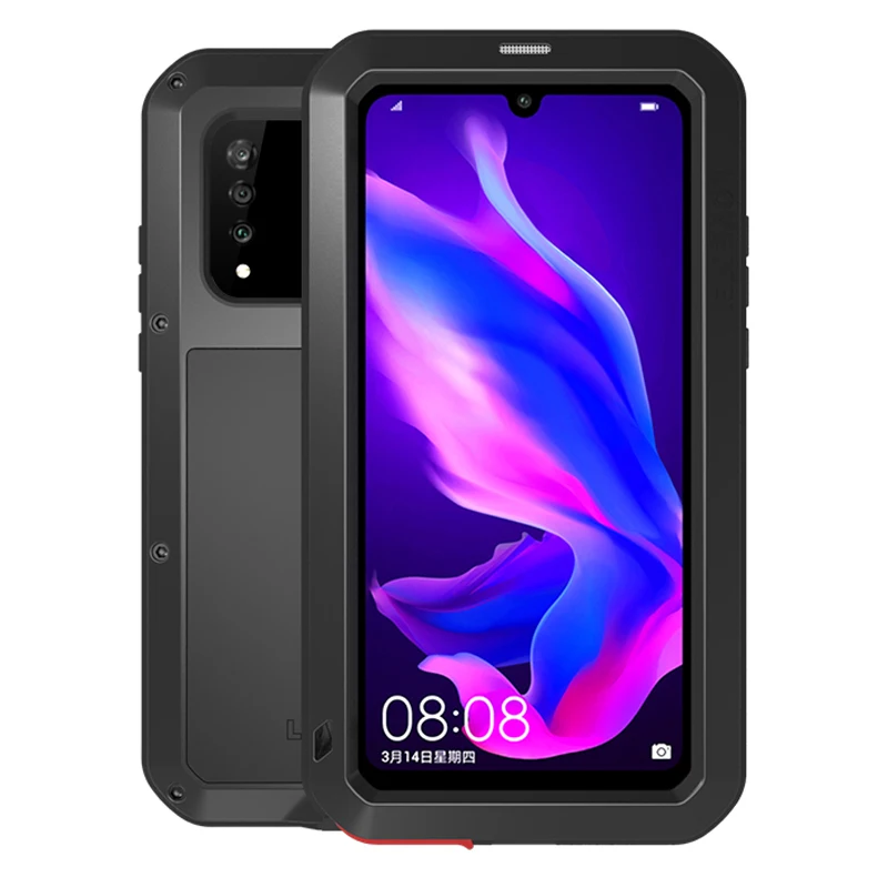 Мощный чехол с полным покрытием корпуса для Huawei P30 Lite Pro металлическая броня