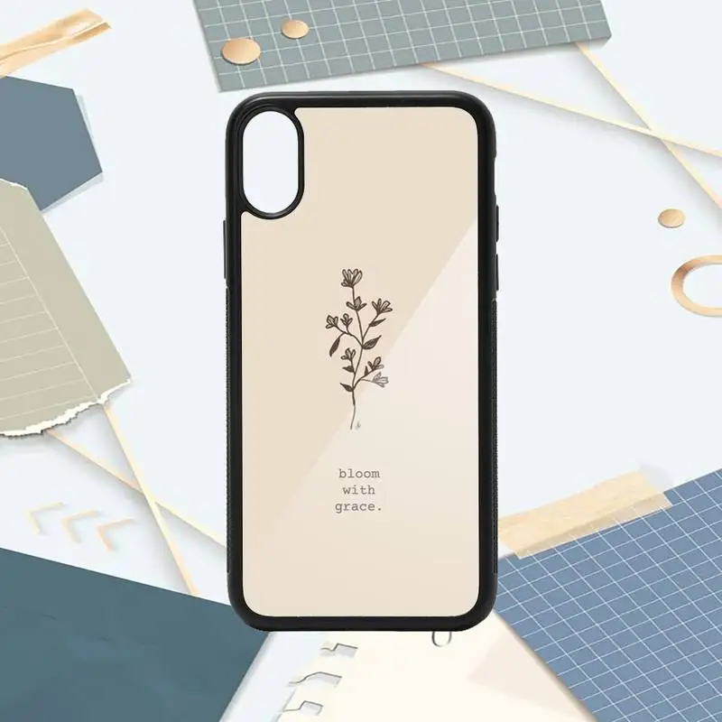 

aesthetic universal pattern flower Phone Case PC for iPhone 11 12 pro XS MAX 8 7 6 6S Plus X 5S SE 2020 XR