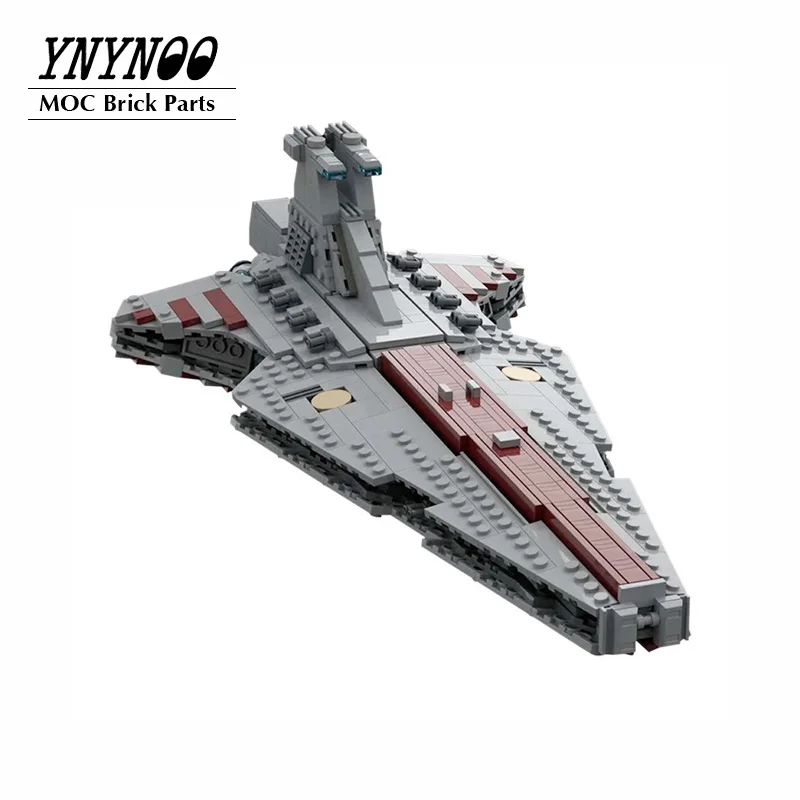 Новая &quotЗвездные войны UCS Venator Республика атака крейсер комплект Space Wars MOC 37121