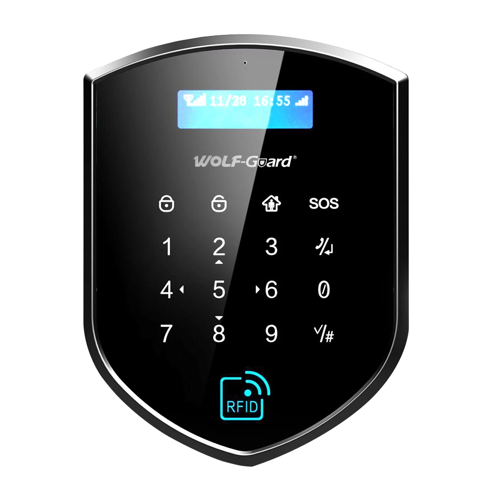 Беспроводная домашняя сигнализация Wolf-Guard 2 4 ГГц Wi-Fi GSM SMS Комплект охранной