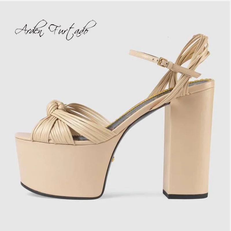Arden Furtado/Летняя модная женская обувь Абрикосовый цвет Пикантные элегантные