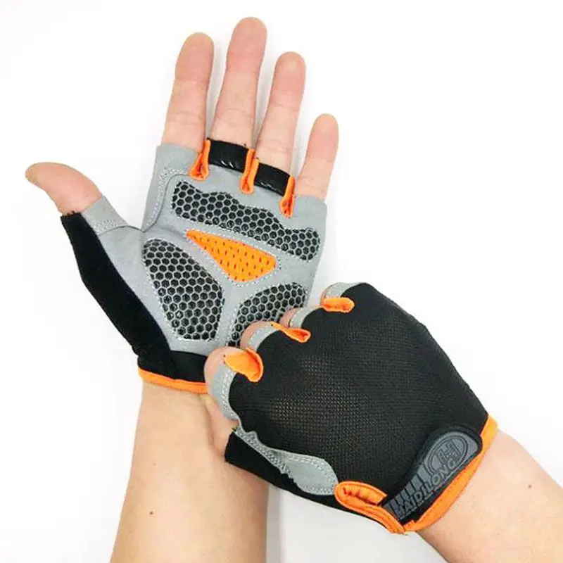 Спортивные нескользящие перчатки для спортзала мужчин и женщин тренировочные 3D