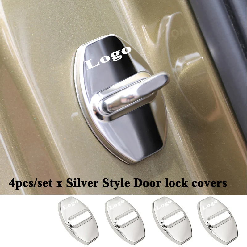 4 шт./компл. Стайлинг из нержавеющей стали ранняя Пряжка защитные аксессуары для