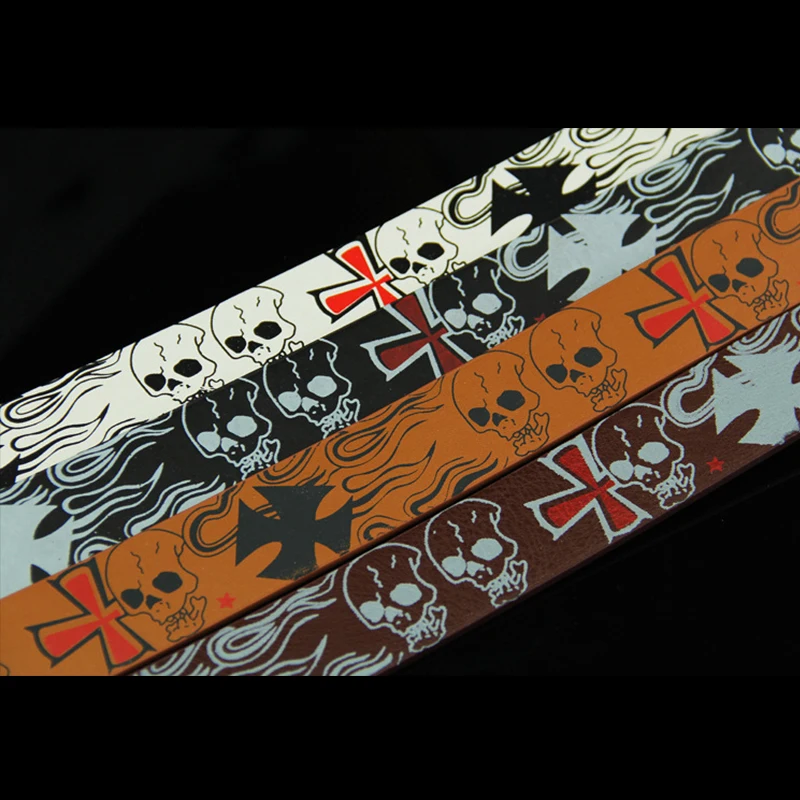 Женский декоративный ремень в виде черепа стиле панк ремни для джинсов и