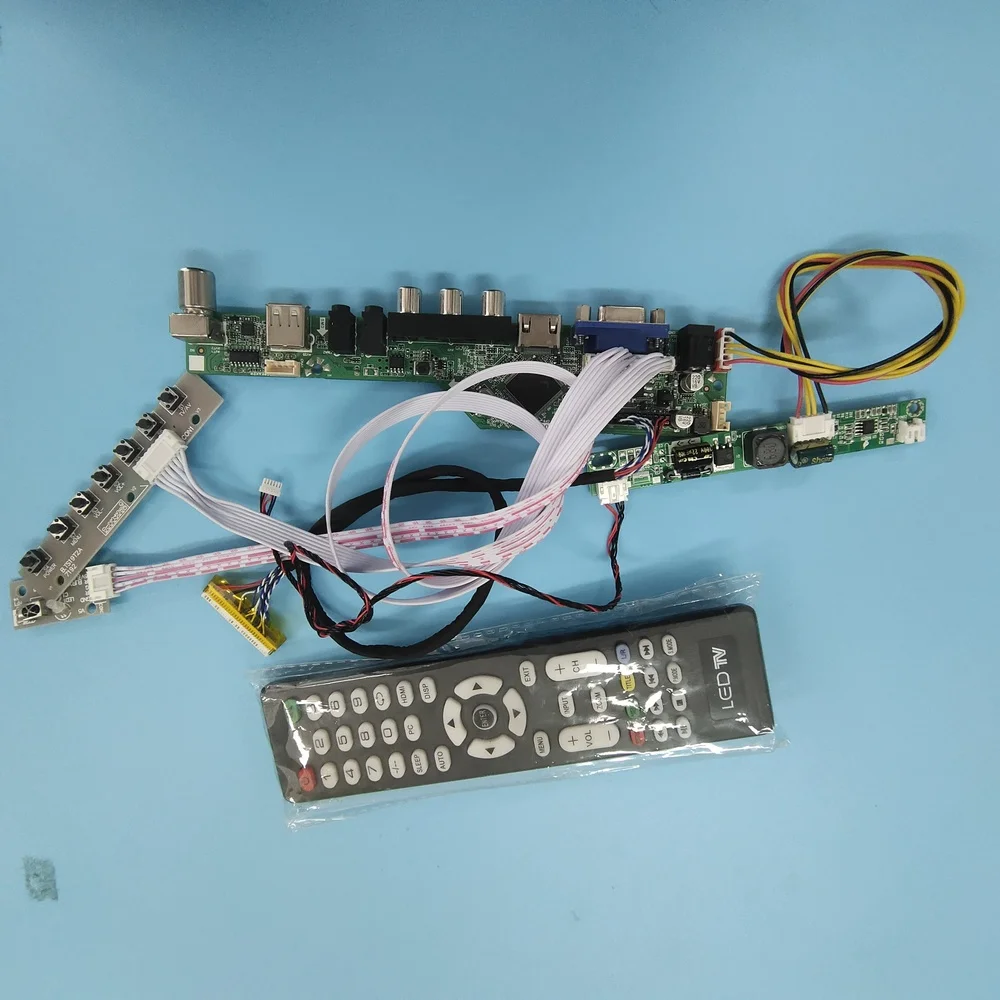 

kit for LP133WX2-TLG6 DIY CVBS LED LVDS Controller board 1280X800 VGA HDMI-compatible 13.3" USB TV AV LCD 30pin Screen Panel