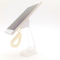 50 pcslot pure acrylic retractable positioning tether sticker fixed anti shoplifting display stand for dummy phone