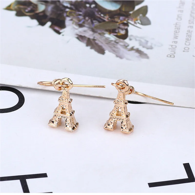 Женские серьги с эмалированными бусинами ZRM золотистые металлические полыми