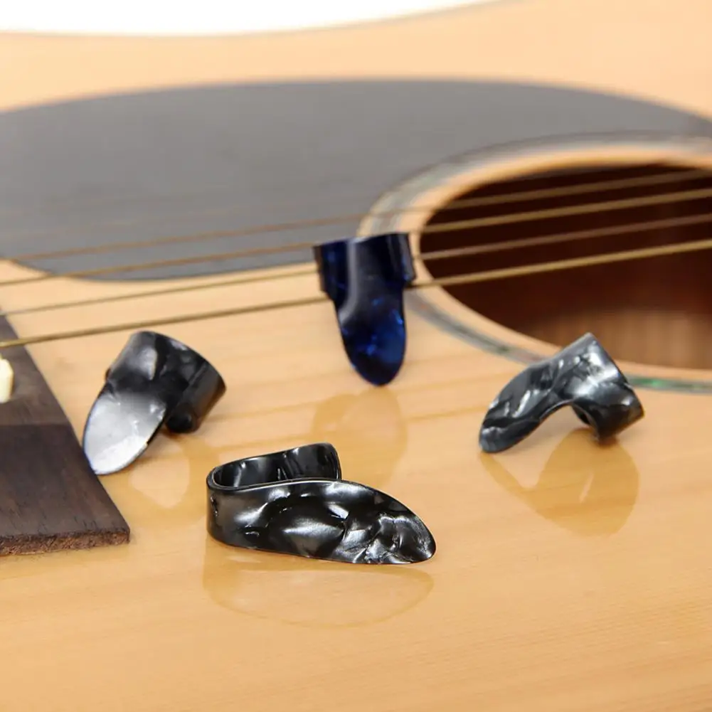 1 палец + 3 пальца акустический гвоздь целлулоид Jim гитара Банджо палочки медиатор