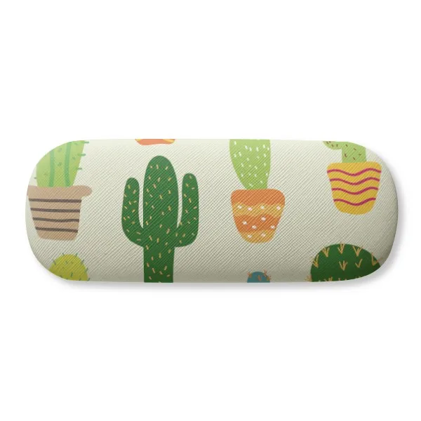 

Чехол для очков в горшке с изображением кактуса суккулентов