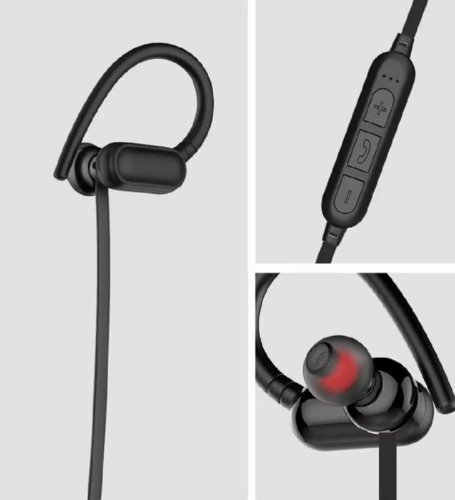 Беспроводные спортивные наушники BEESCLOVER Bluetooth 5 0 объемные Hi Fi с поддержкой высоких