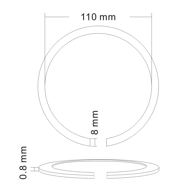Звуковое отверстие для акустической гитары 110x11 мм | Спорт и развлечения