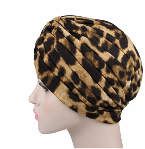 Леопарда тюрбан с принтом женская обувь в национальном стиле мусульманская