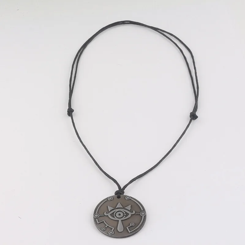 Game The Legend of Zelda Breath Wild Necklace Cosplay Prop Accessories Metal Keychain Pendant Jewelry Key Ring | Тематическая