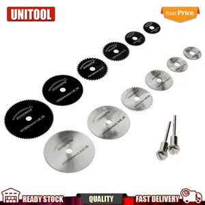 Мини HSS циркулярные пилы, 6 шт., режущий диск из дерева и алюминия, Аксессуары Dremel, диски, вращающийся инструмент для дрели