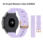 Тонкий ремешок для часов 18 мм для Fossil Women Watch Band for Gen 4 Q Venture HR Fossil Gen 5E 42 ммFossil Women's Gen 6 42 мм