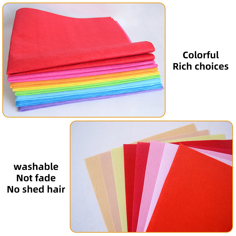 Мягкая фетровая ткань лист из нетканого войлока для поделок сделай сам материал