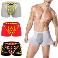 magnetic underwear cozy 3 color home physiological underwear breathable xl 3xl enlargement mens underwear intimates