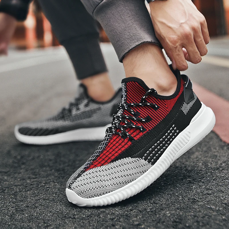 

Abhoth Running Shoes Comfortable Light Casual Men's Sneaker Breathable Non-slip Wear-resistant Outdoor Walking Men Sport Shoes