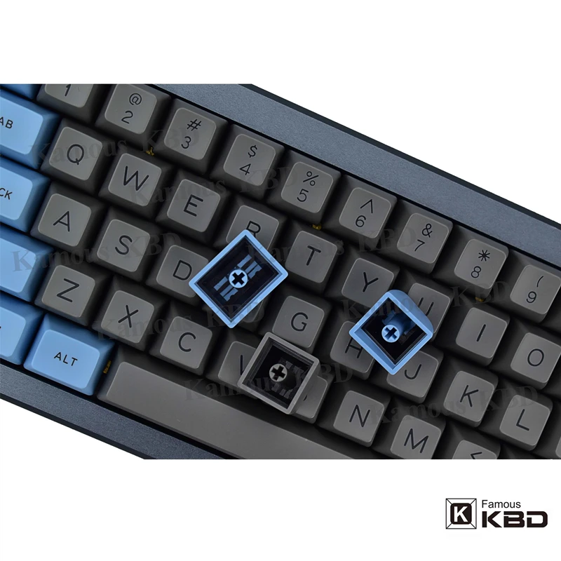 Механическая клавиатура Maxkey SA keycap два цвета серый синий ABS | Компьютеры и офис