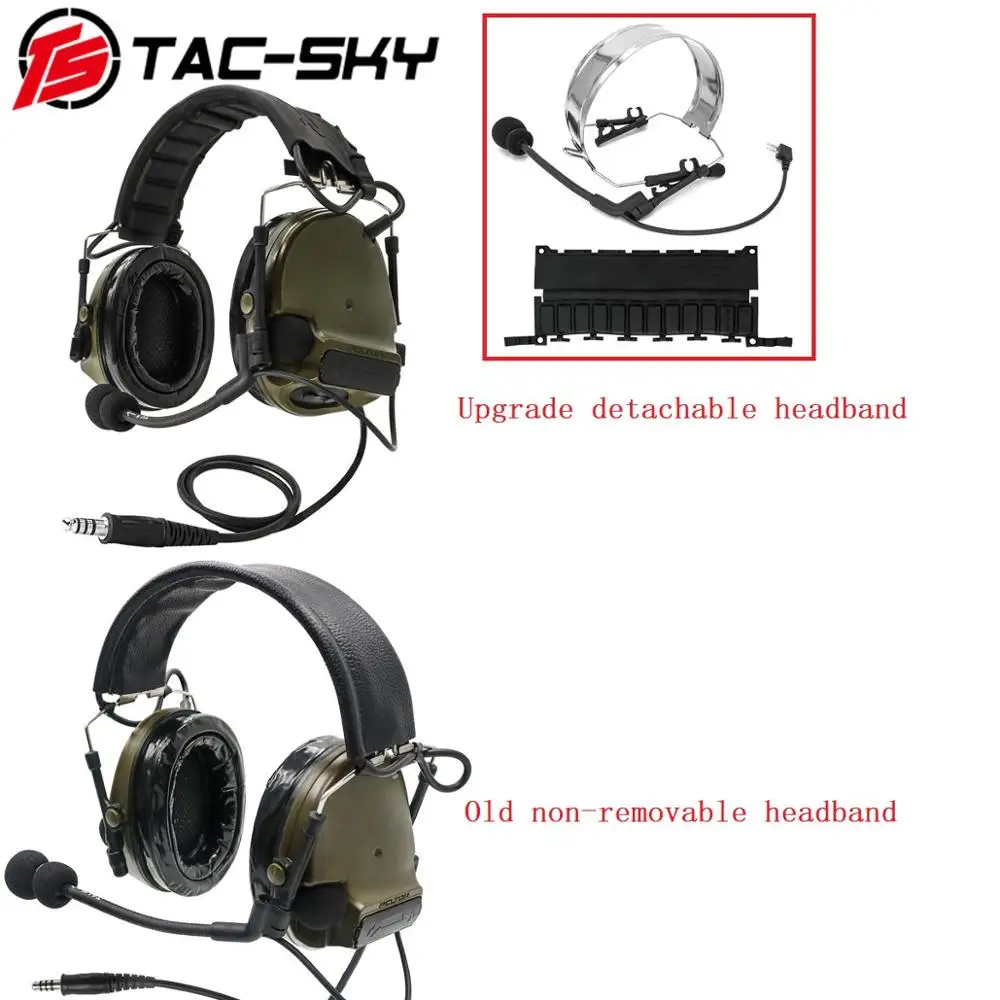 COMTAC III TAC-SKY COMTAC comtac iii silicone earmuffs earphone noise reduction pickup military tactical headset C3FG