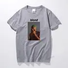 Рэпер Frank светлые Топ Футболка модная уличная Camisetas хлопок Camisas Hombre футболки в стиле хип-хоп, Футболка СШАЕС Размеры