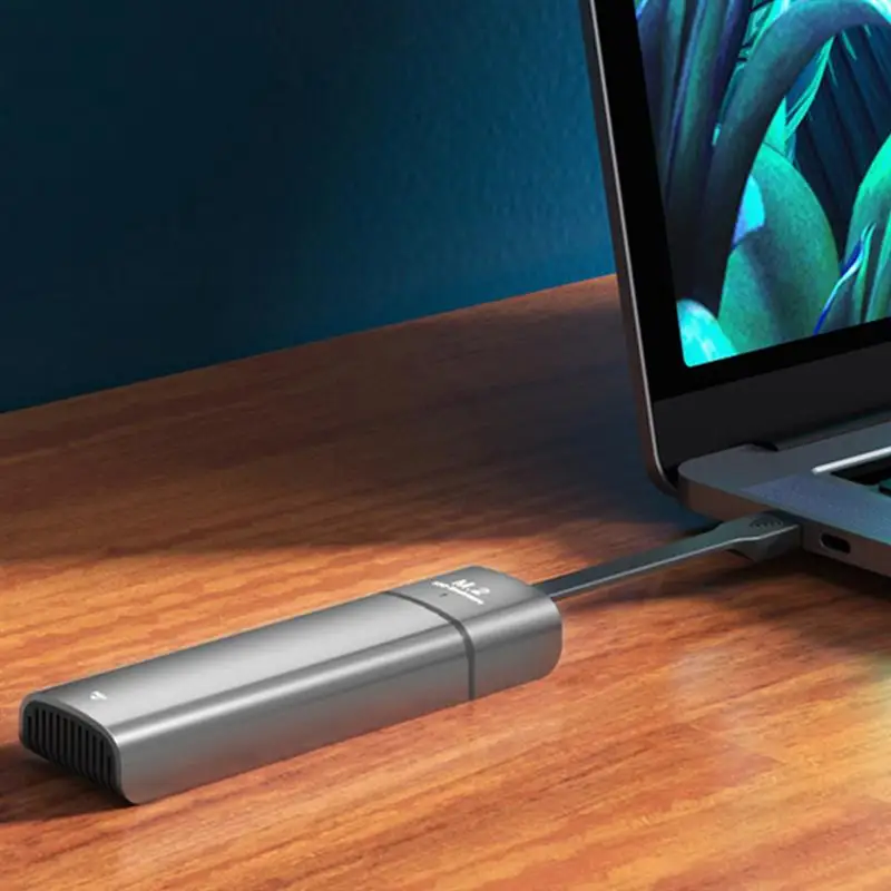 Чехол для M2 SSD футляр NVME M.2 на USB Type C 3 1 адаптер PCIE NGFF SATA M/B Key корпус диска SSD|Жёсткие