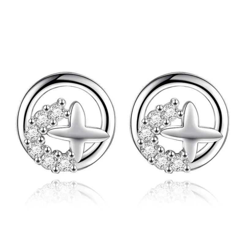 925 пробы серебряные серьги Нежный Симпатичные тапочки с узором в виде светильник