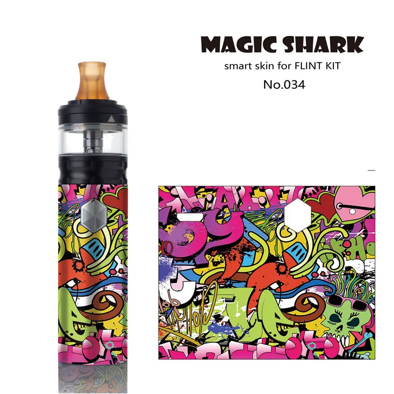 Чехол для вейпа Magic Shark Flash Joker Spider Man Superman Batman Pod футляр Geekvape Flint Kit 034-049 | Мобильные