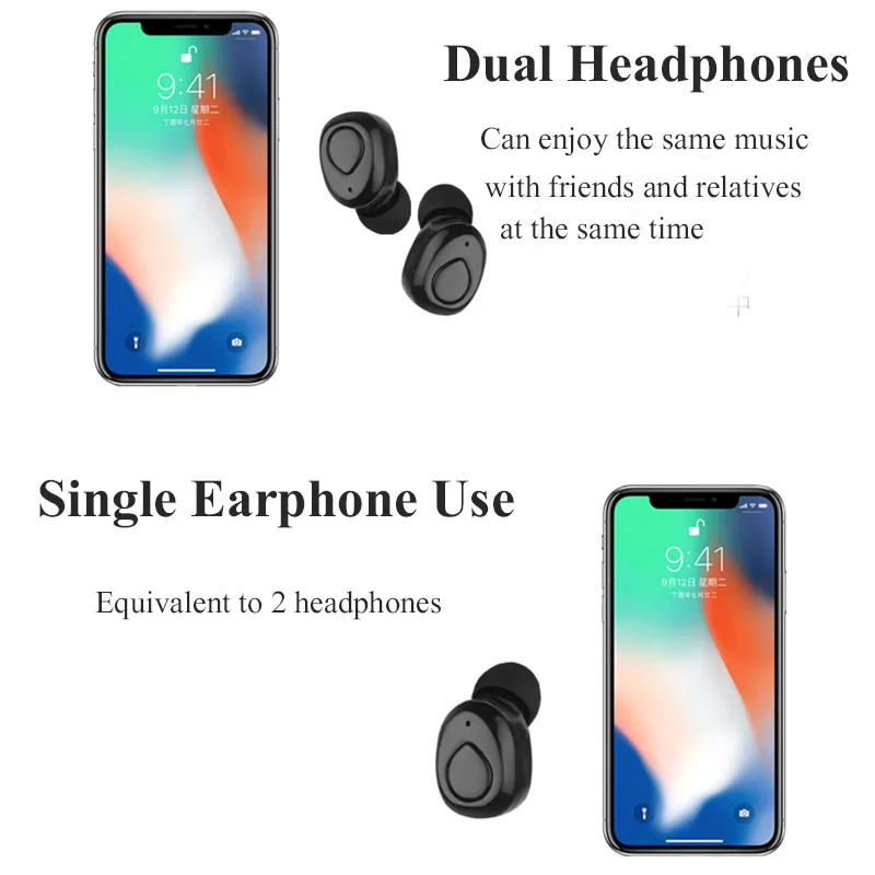 X18 Bluetooth наушники беспроводные наушники спортивные Bluetooth гарнитура 3D стерео с микрофоном наушники для iphone samsung huawei