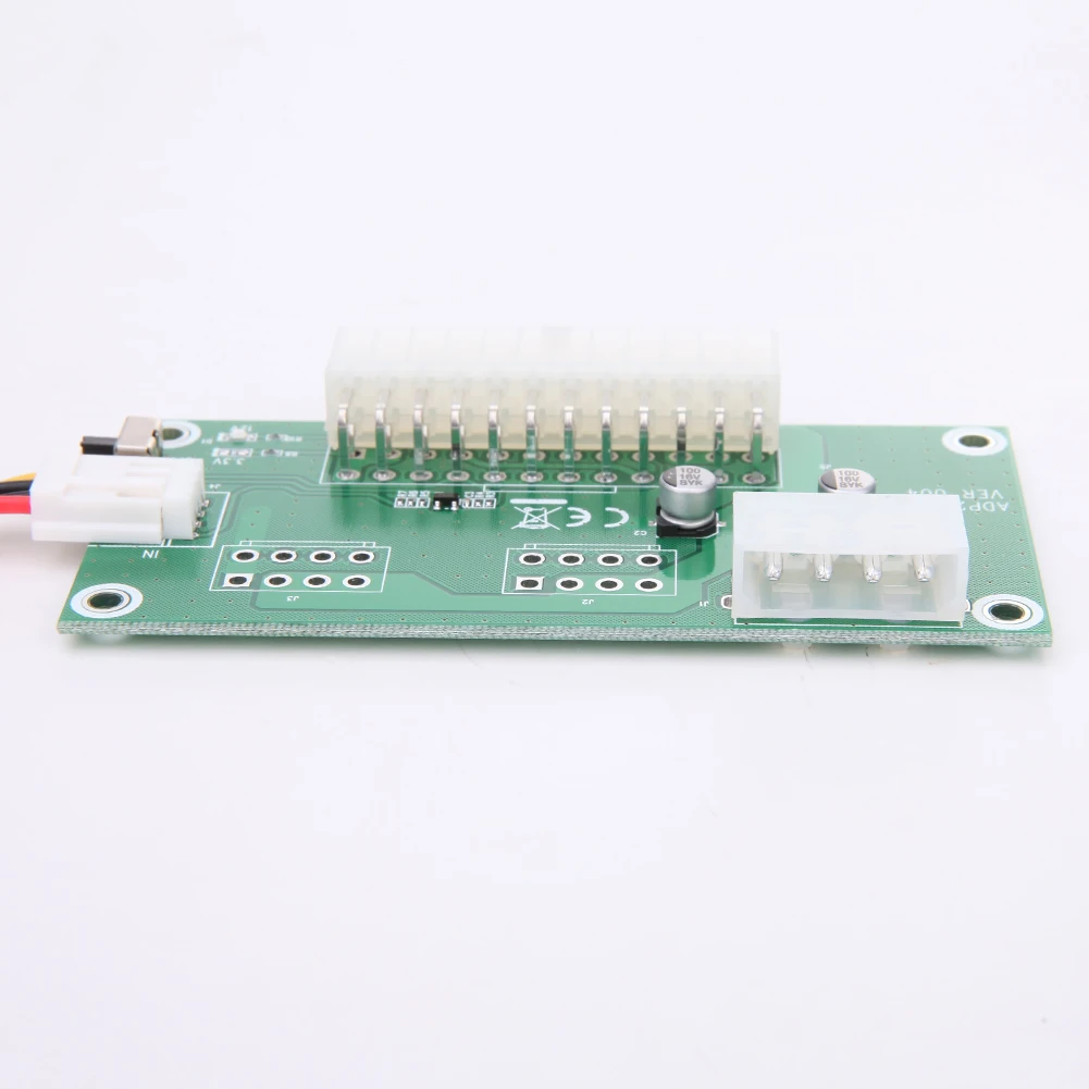 Настольных ПК блок питания ATX 24 контактный двойной PSU Мощность синхронного старта