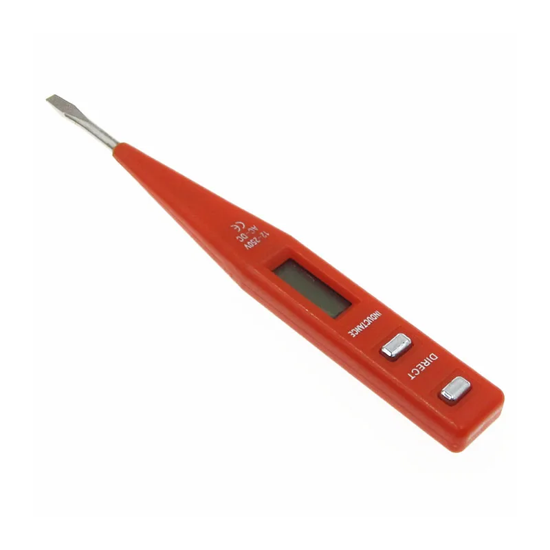 AC DC Digital Test Pencil Multi-Sensor Electrical LCD Display Voltage Detector Pen Random Color | Электроника