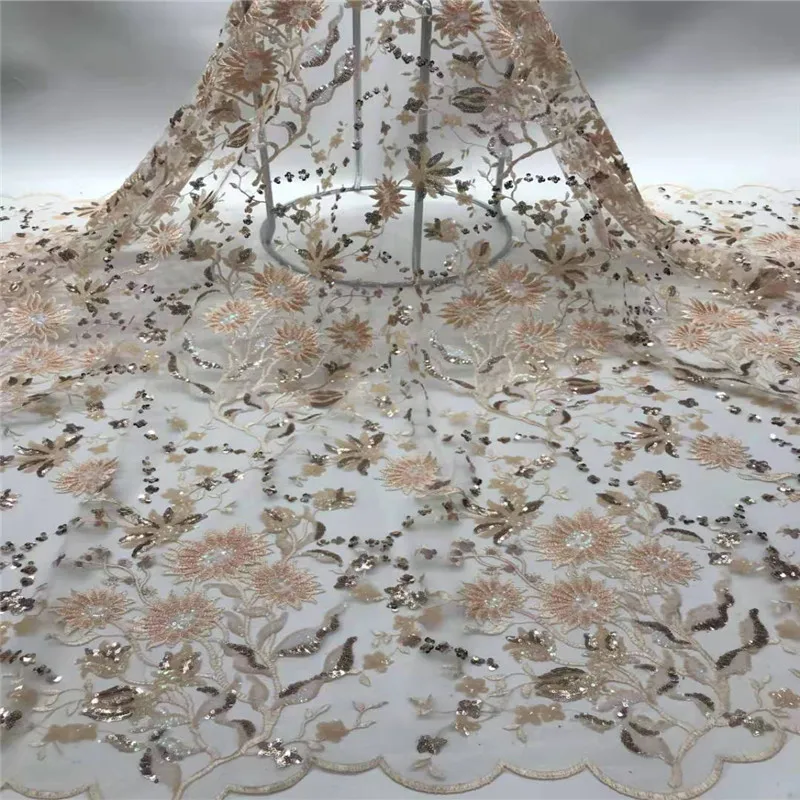 Новейшая французская тюлевая кружевная ткань Madison высококачественная