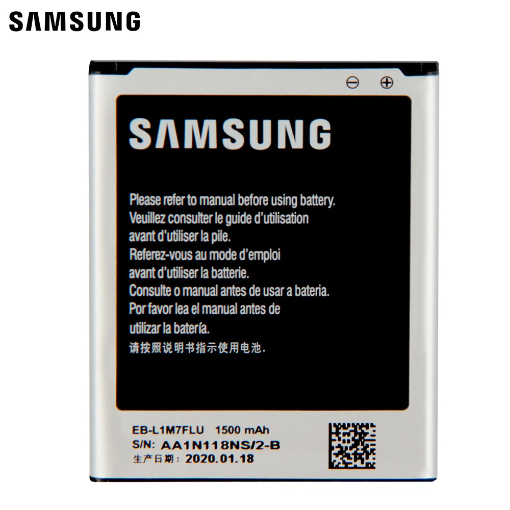 Оригинальная запасная аккумуляторная батарея Samsung Galaxy S3 Mini I8190 EB L1M7FLU i8200 S3Mini GT I8190N