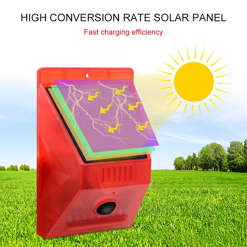 Инфракрасный детектор движения на солнечной батарее светильник с дистанционным