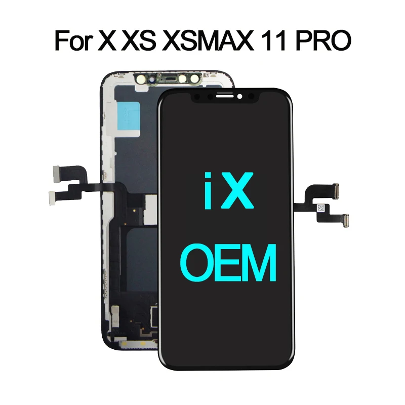 

ЖК-дисплей для iPhone X XS Max XR, OLED дисплей с 3D сенсорным дигитайзером в сборе, без битых пикселей, сменный ЖК-экран