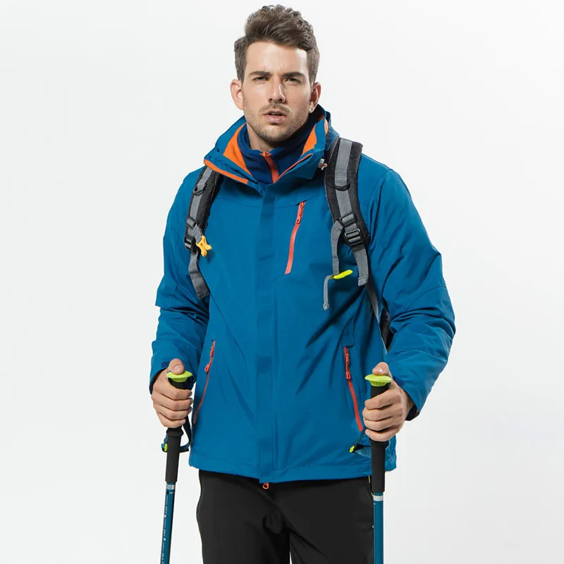 Лыжная куртка Мужская и женская водонепроницаемая ветрозащитная утепленная