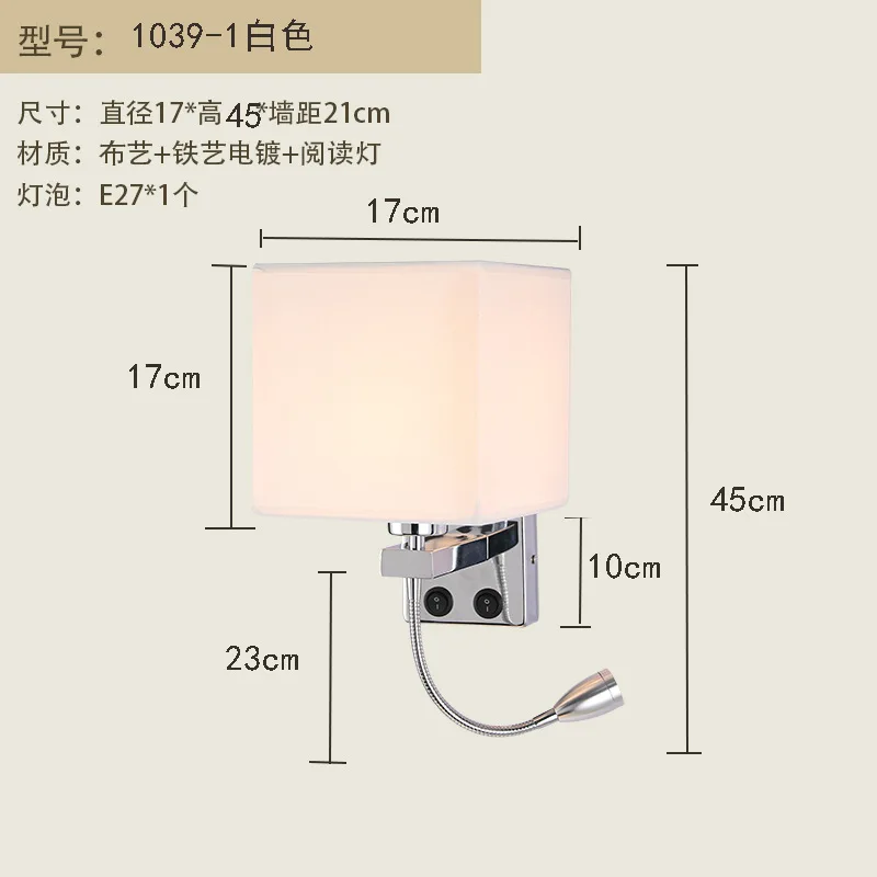 

Adjustable LED Wall Lamp Sconce Light LED Wall Light Eye Protect Reading Study Home Lighting Night Light Bedroom Bedside Lamp