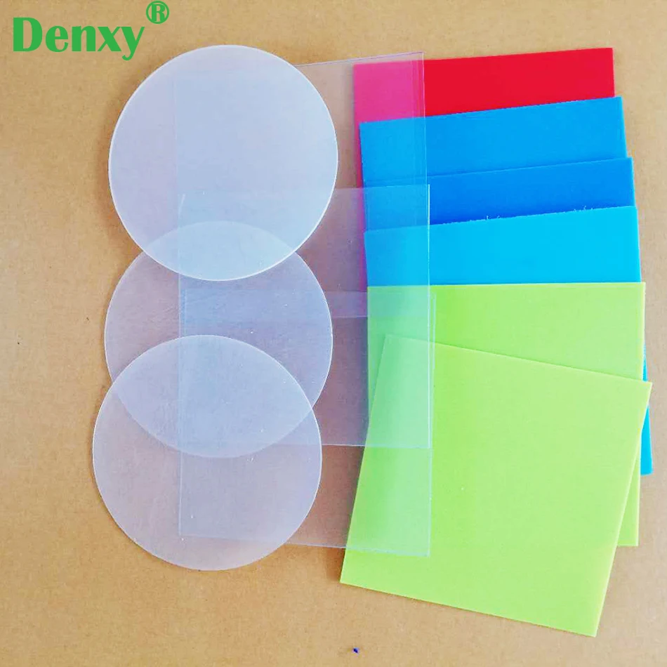 Denxy High Quality Dental Square Orthogonal Vacuum Formed Sheet Lab Splint Thermoforming Material used with Vacuum Forming