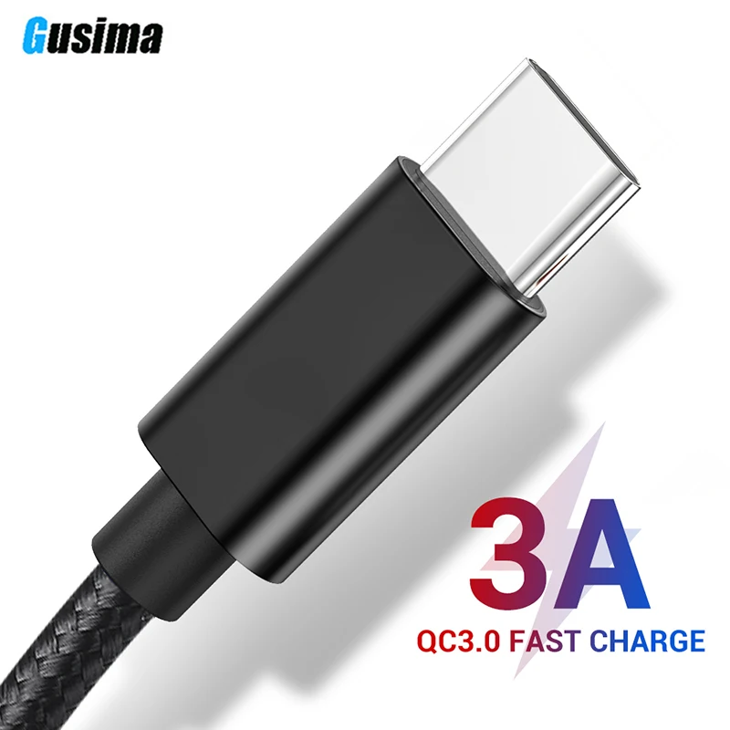 Usb type-C кабель для samsung S9 S8 Быстрая зарядка зарядный провод USB C Xiaomi mi9 Redmi note 7 |