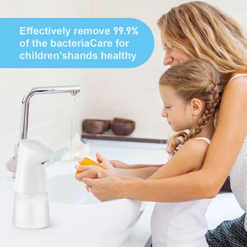 

Automatic Hands Free Liquid Spray Soap Dispenser Touchless Smart Infrared Sensor Foam Hand Sanitizer For Kitchen Bathroom 450ml