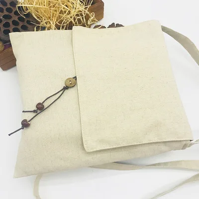 DIY одноцветная пустая Холщовая Сумка модный простой рюкзак на шнурке для мужчин и