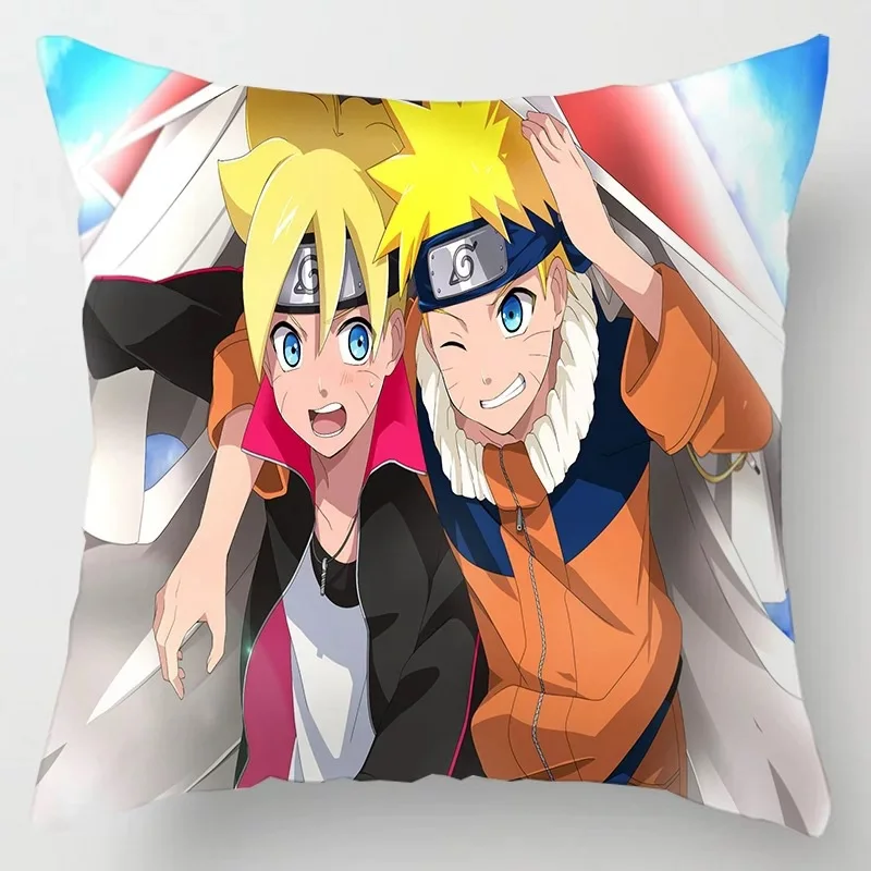 Подушка Какаси 45x45 наволочка для мальчика из японского аниме подушки обнимания
