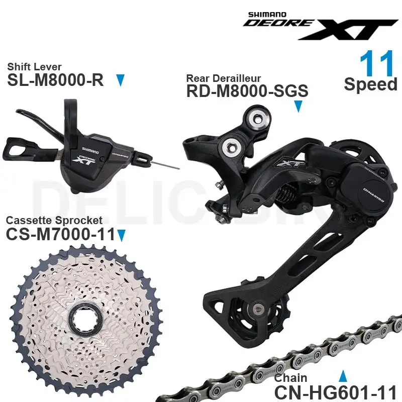 Переключатель передач SHIMANO DEORE XT M8000 11 в скоростей RD SL CN задний переключатель SGS